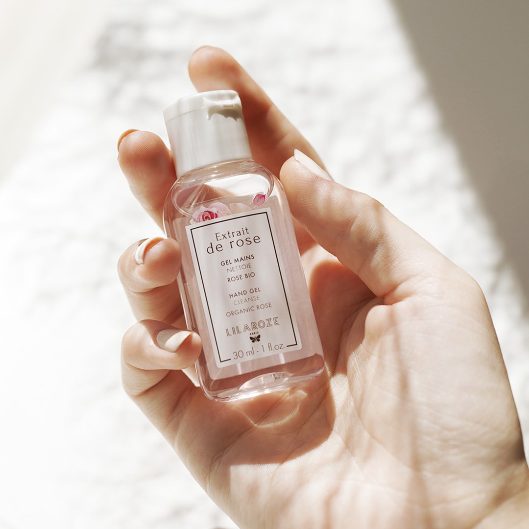 Gel Mains Nettoyant Extrait de Rose