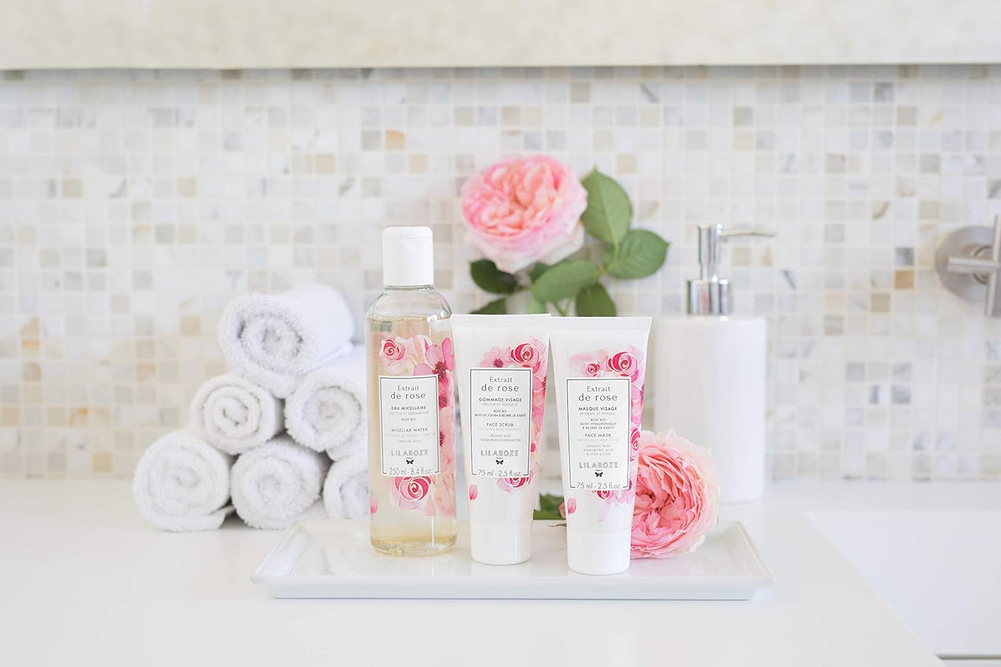 Masque Visage Extrait de Rose