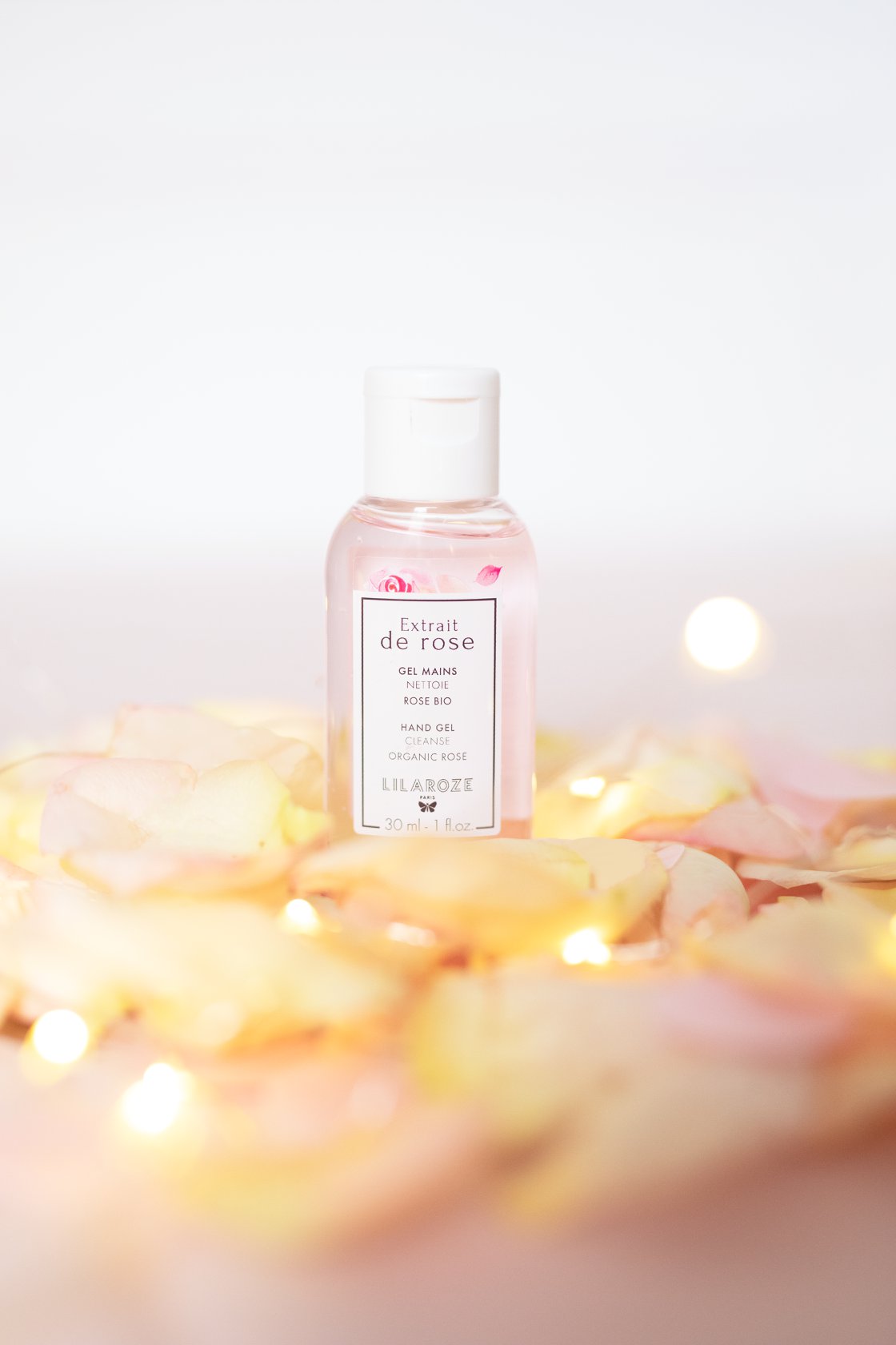 Gel Mains Nettoyant Extrait de Rose