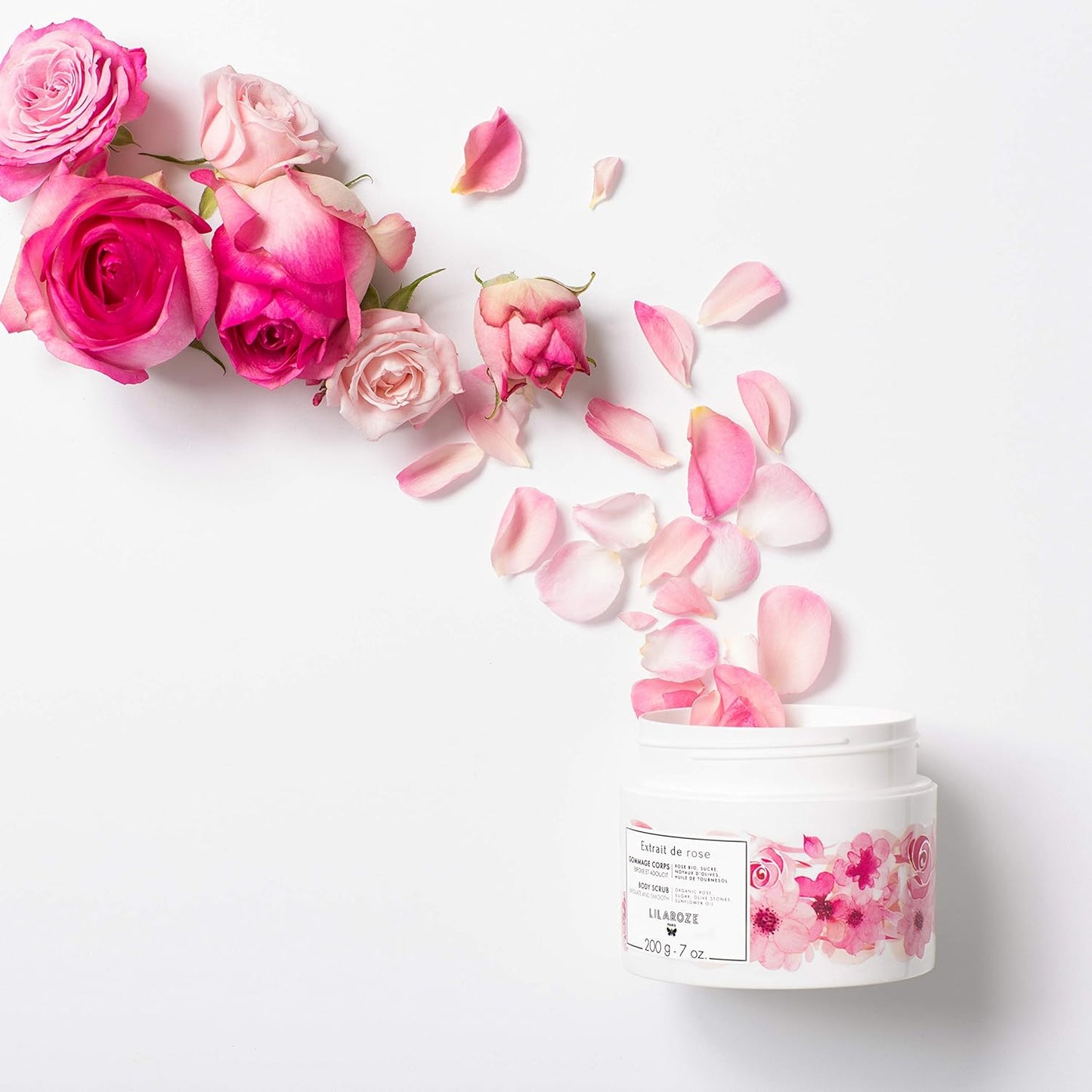 Gommage Corps Extrait de Rose Bio