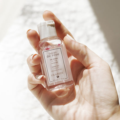 Gel Mains Nettoyant Extrait de Rose