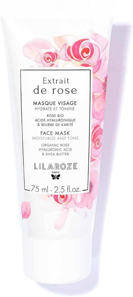 Masque Visage Extrait de Rose