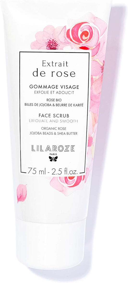 Gommage Visage Extrait de Rose Exfolie et Adoucit
